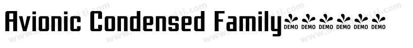 Avionic Condensed Family字体转换